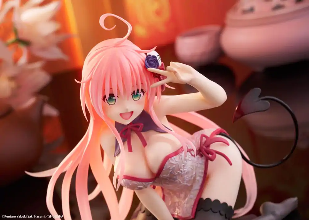 To Love-Ru Darkness PVC Kip Stolni Slatka Figura Lala Chinese Dress Ver. 13 cm fotografija proizvoda