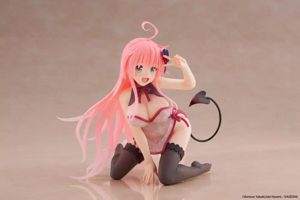 To Love-Ru Darkness PVC Kip Stolni Slatka Figura Lala Chinese Dress Ver. 13 cm fotografija proizvoda