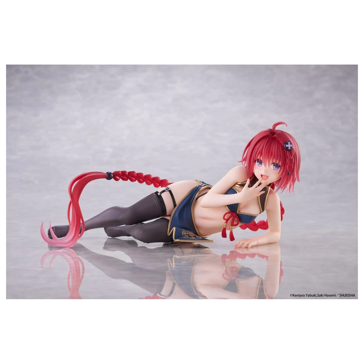 To Love-Ru Darkness Desktop Cute PVC figura Mea Kurosaki (Chinese Dress Ver.) 13 cm fotografija proizvoda