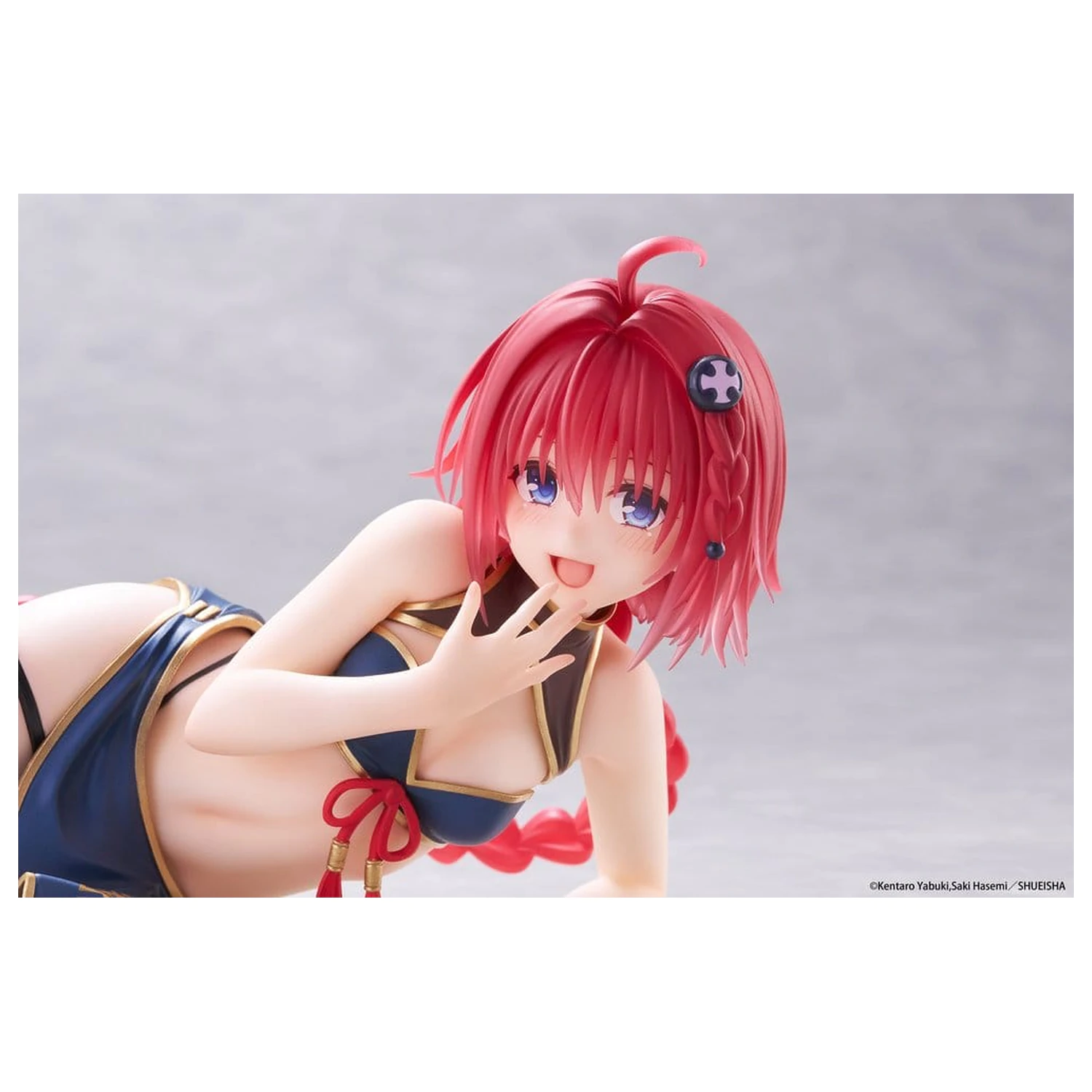 To Love-Ru Darkness Desktop Cute PVC figura Mea Kurosaki (Chinese Dress Ver.) 13 cm fotografija proizvoda