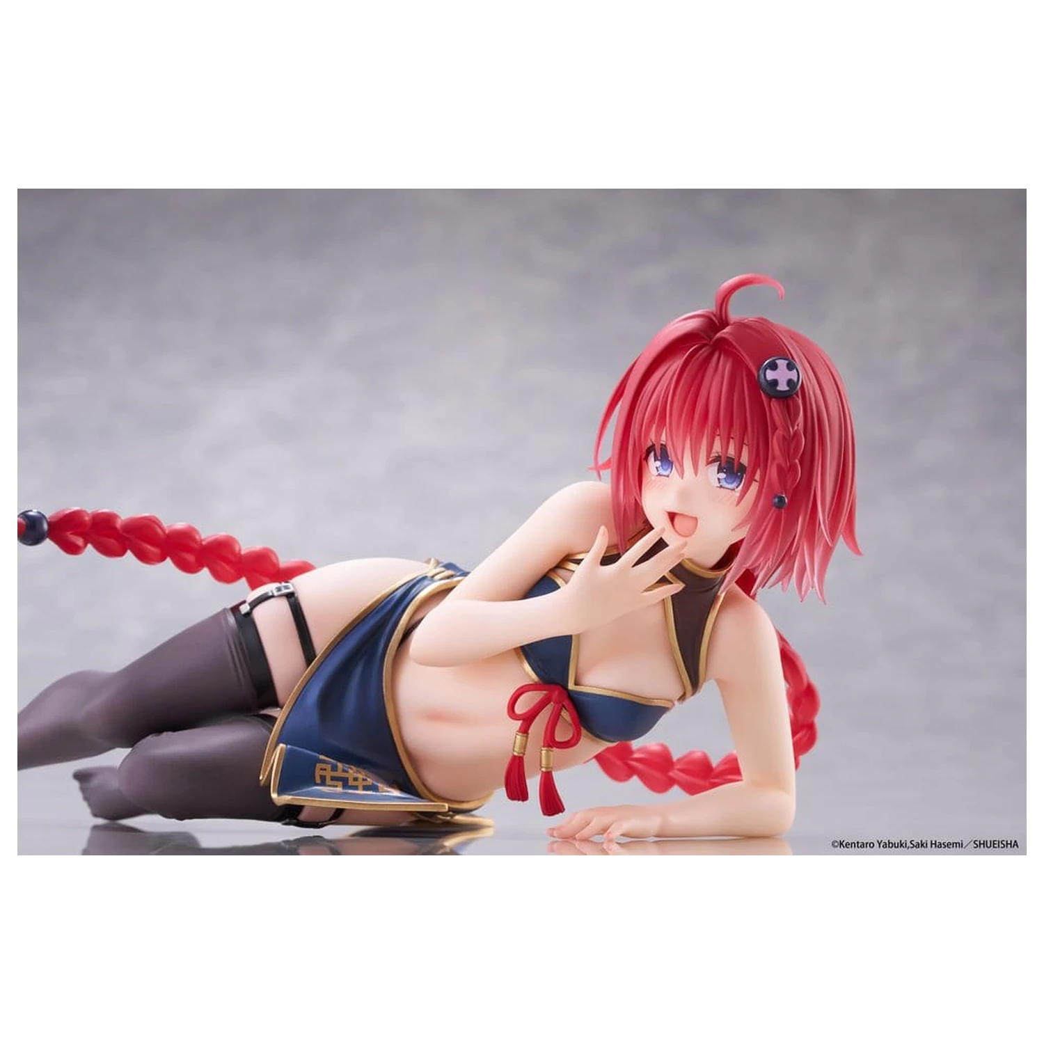 To Love-Ru Darkness Desktop Cute PVC figura Mea Kurosaki (Chinese Dress Ver.) 13 cm fotografija proizvoda