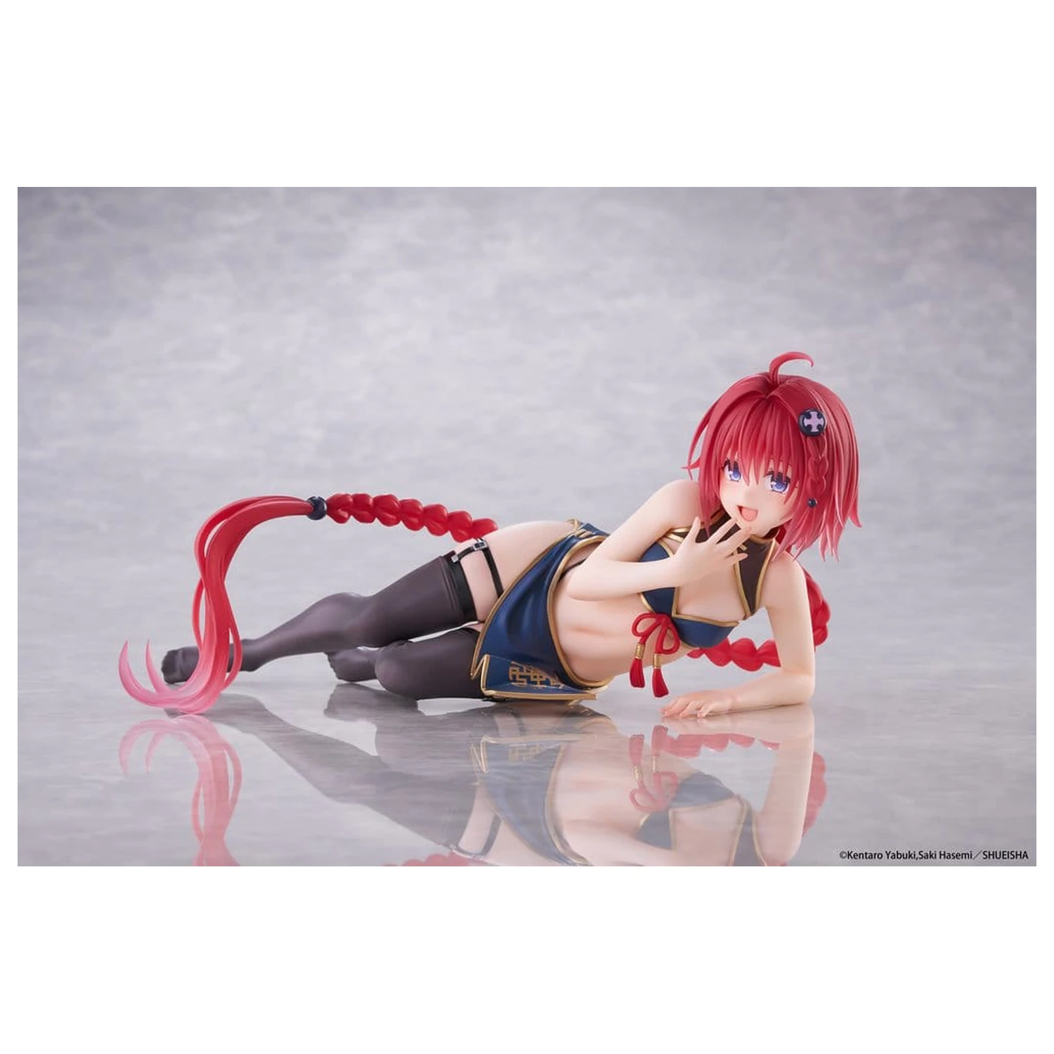 To Love-Ru Darkness Desktop Cute PVC figura Mea Kurosaki (Chinese Dress Ver.) 13 cm fotografija proizvoda