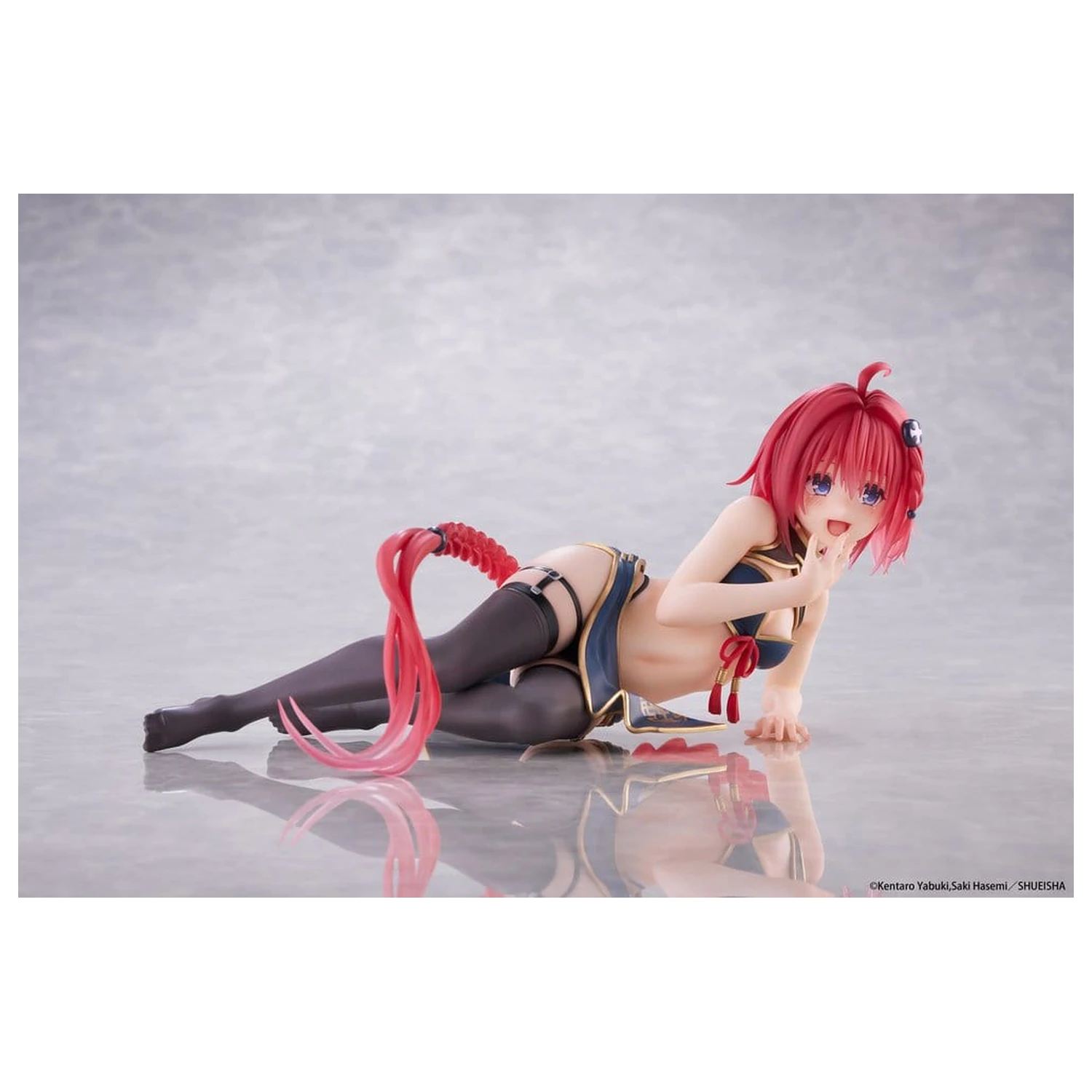 To Love-Ru Darkness Desktop Cute PVC figura Mea Kurosaki (Chinese Dress Ver.) 13 cm fotografija proizvoda