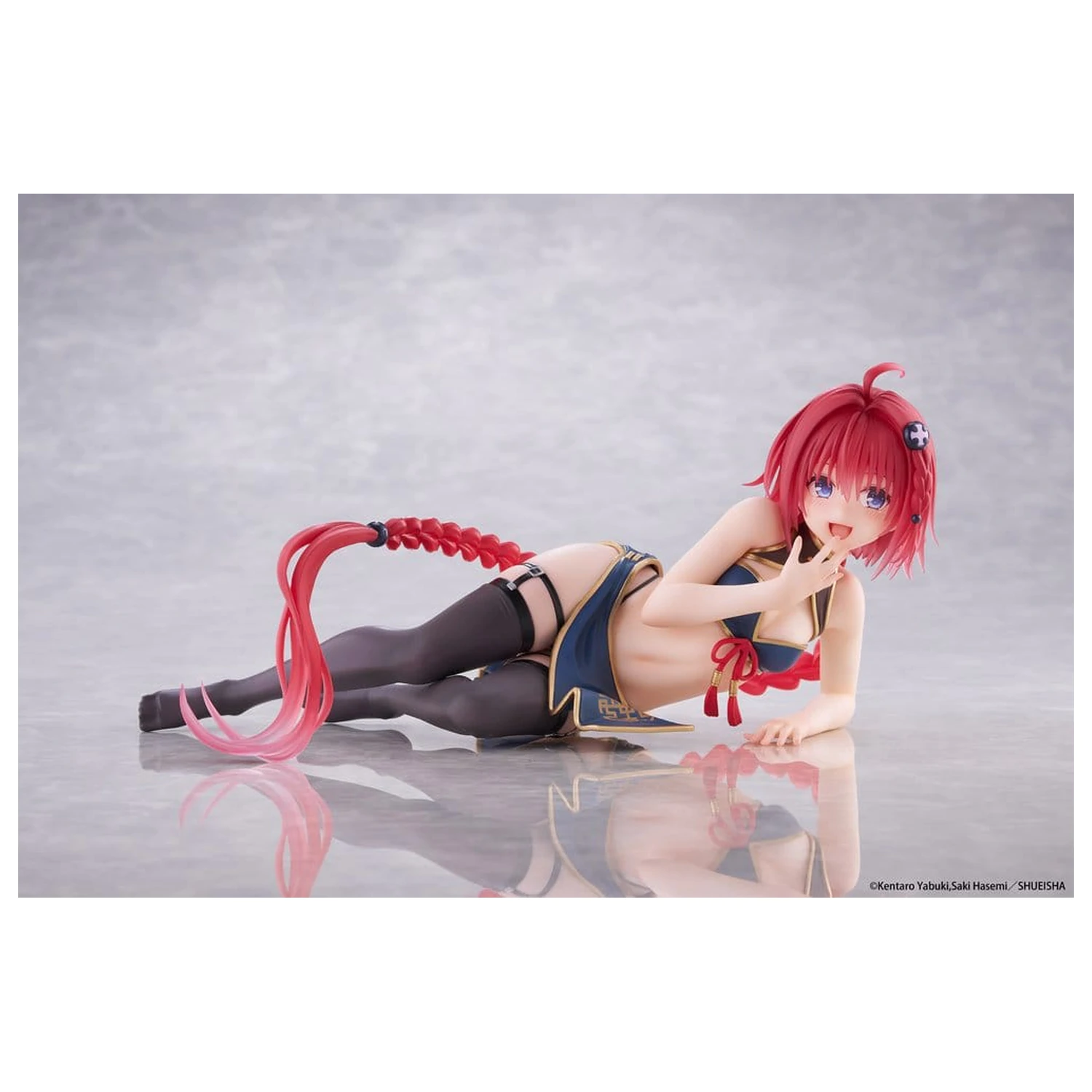 To Love-Ru Darkness Desktop Cute PVC figura Mea Kurosaki (Chinese Dress Ver.) 13 cm fotografija proizvoda