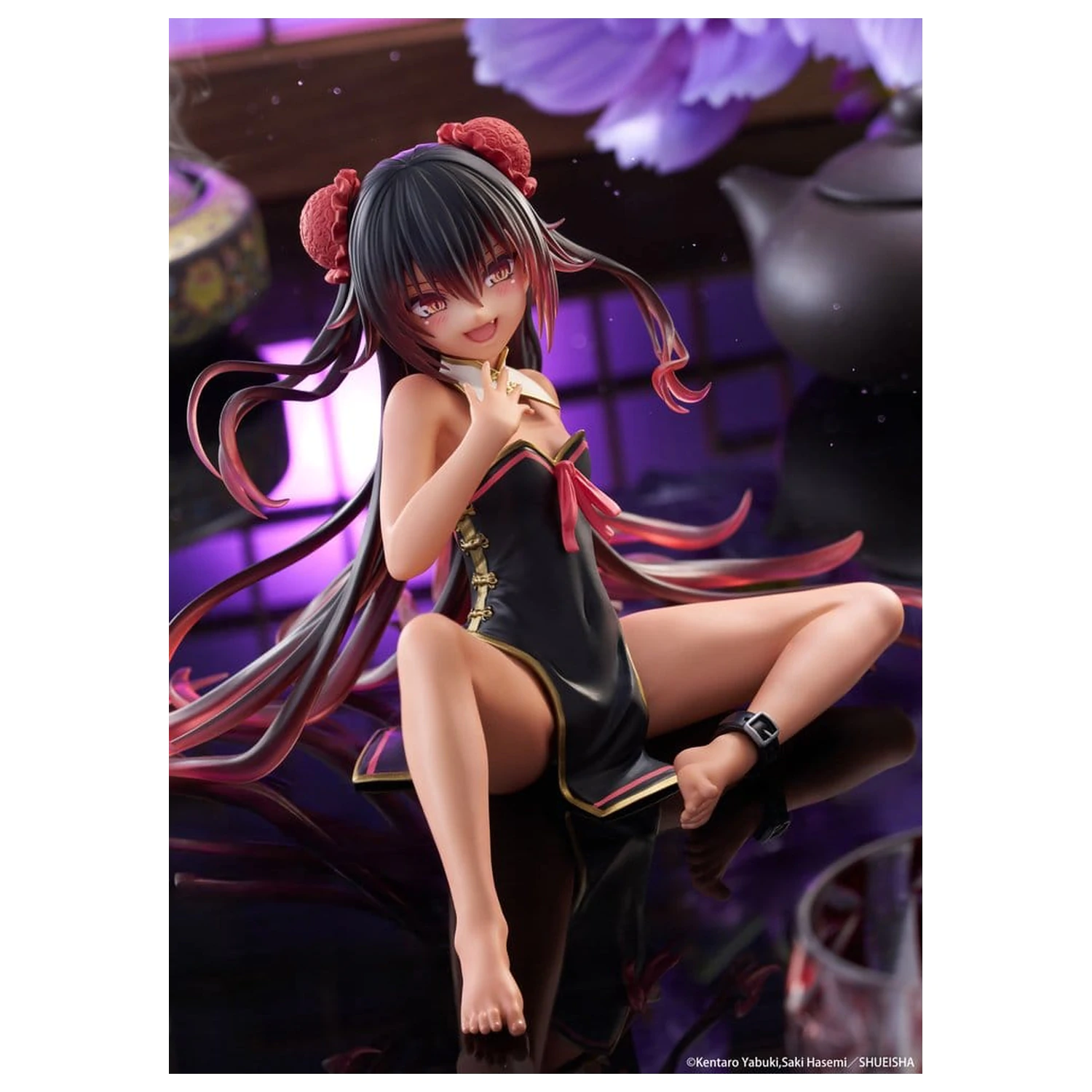 To Love-Ru Darkness Stolna slatka PVC figura Nemesis (verzija u kineskoj haljini) 13 cm fotografija proizvoda