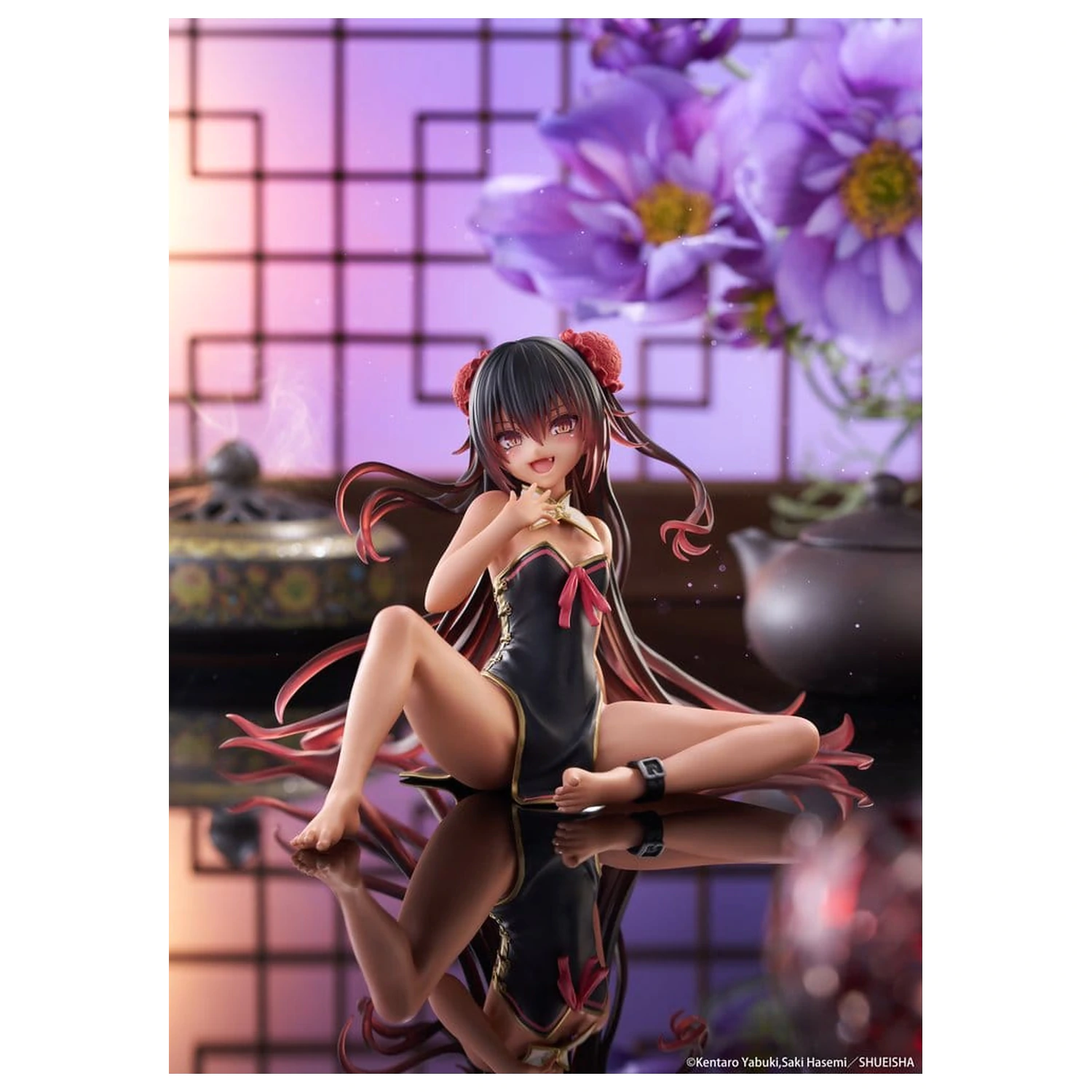 To Love-Ru Darkness Stolna slatka PVC figura Nemesis (verzija u kineskoj haljini) 13 cm fotografija proizvoda