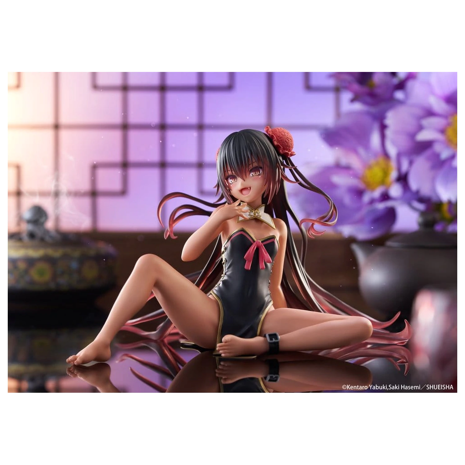 To Love-Ru Darkness Stolna slatka PVC figura Nemesis (verzija u kineskoj haljini) 13 cm fotografija proizvoda