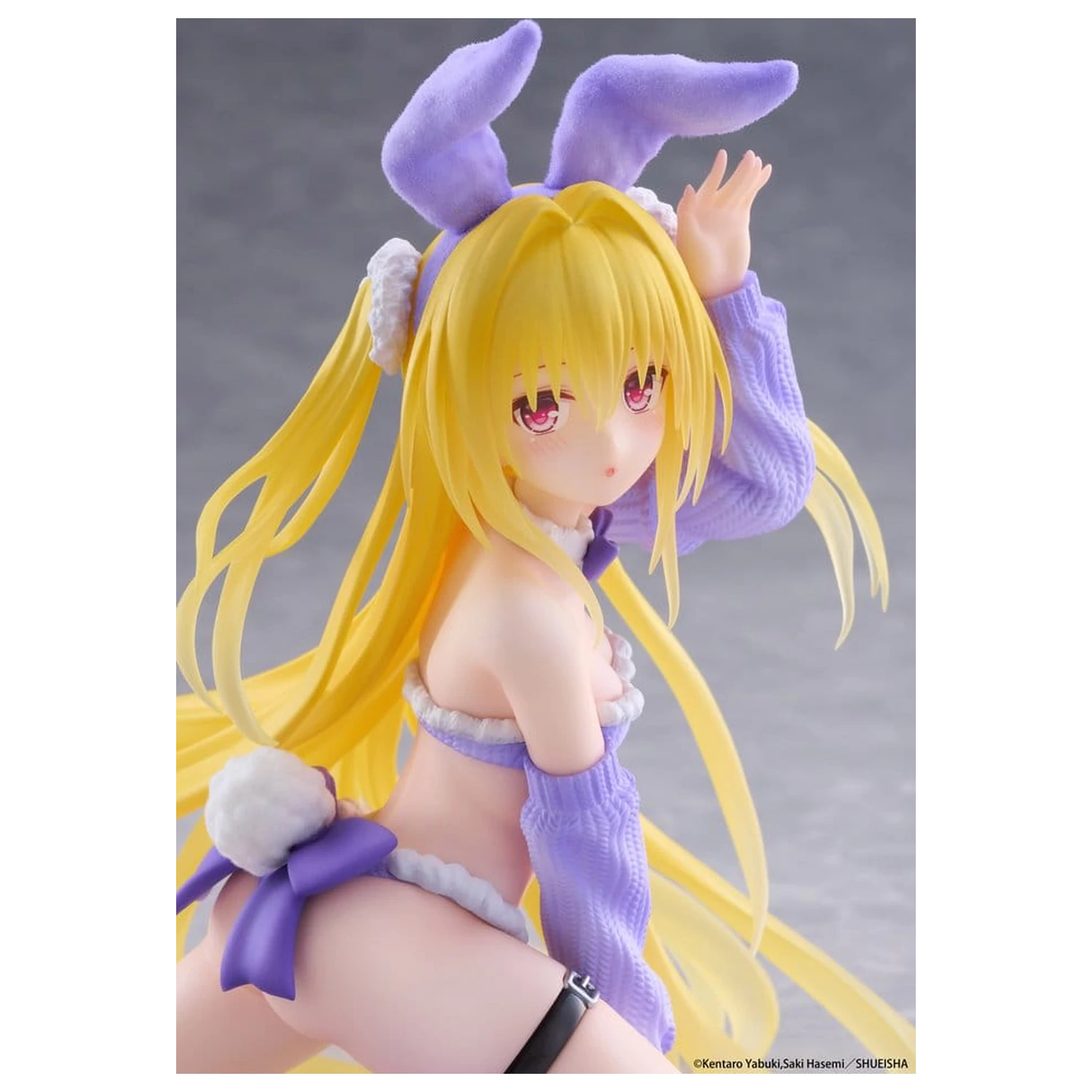 To Love-Ru Darkness MOFLOCK PVC figura Golden Darkness (Fluffy Bunny Ver.) 13 cm fotografija proizvoda