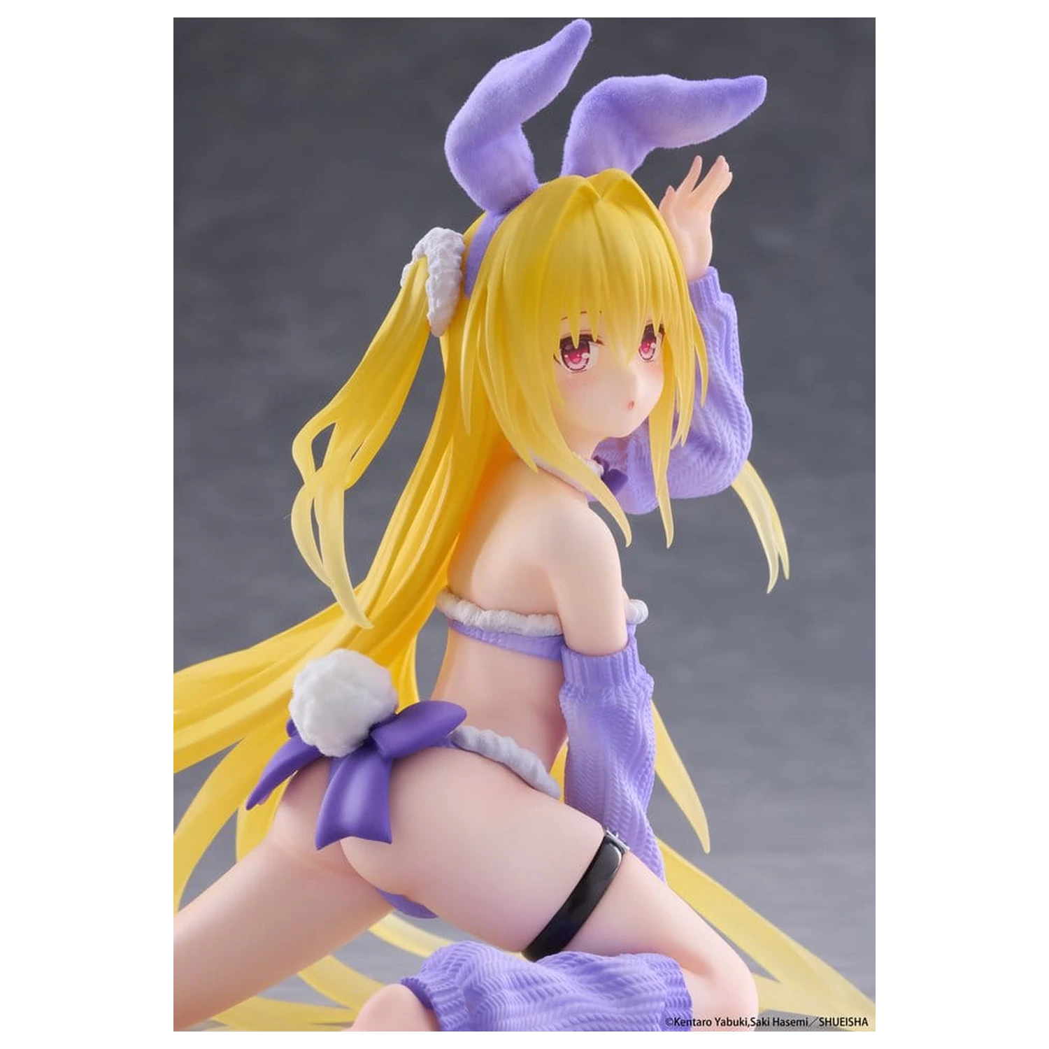To Love-Ru Darkness MOFLOCK PVC figura Golden Darkness (Fluffy Bunny Ver.) 13 cm fotografija proizvoda