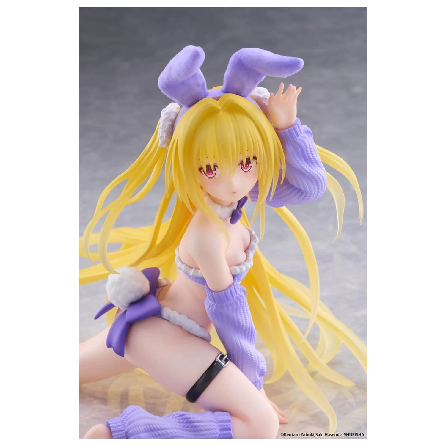 To Love-Ru Darkness MOFLOCK PVC figura Golden Darkness (Fluffy Bunny Ver.) 13 cm fotografija proizvoda