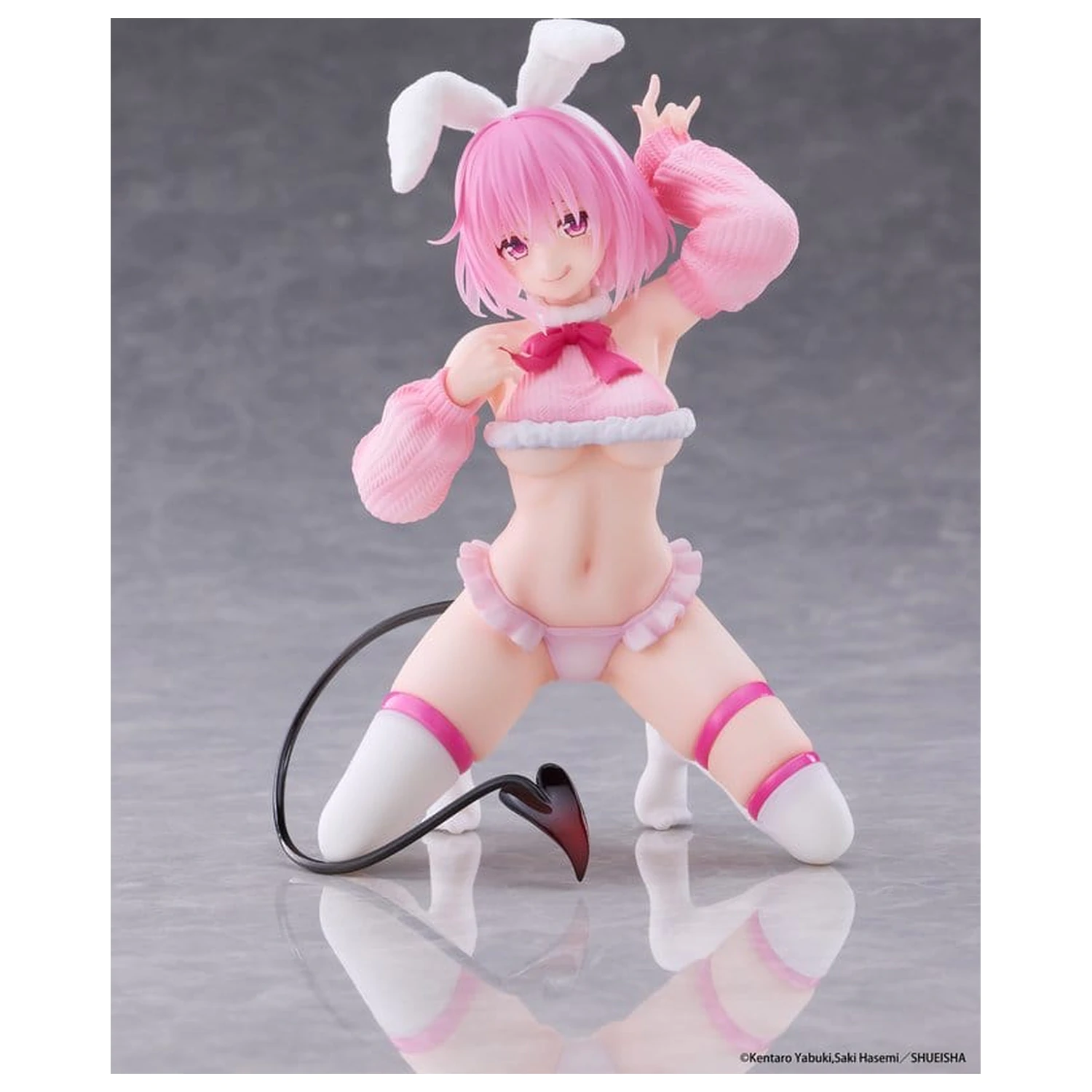 To Love-Ru Darkness MOFLOCK PVC figura Momo (Fluffy Bunny Ver.) 13 cm fotografija proizvoda