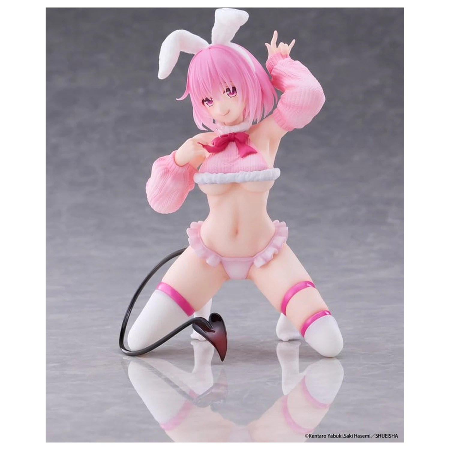 To Love-Ru Darkness MOFLOCK PVC figura Momo (Fluffy Bunny Ver.) 13 cm fotografija proizvoda