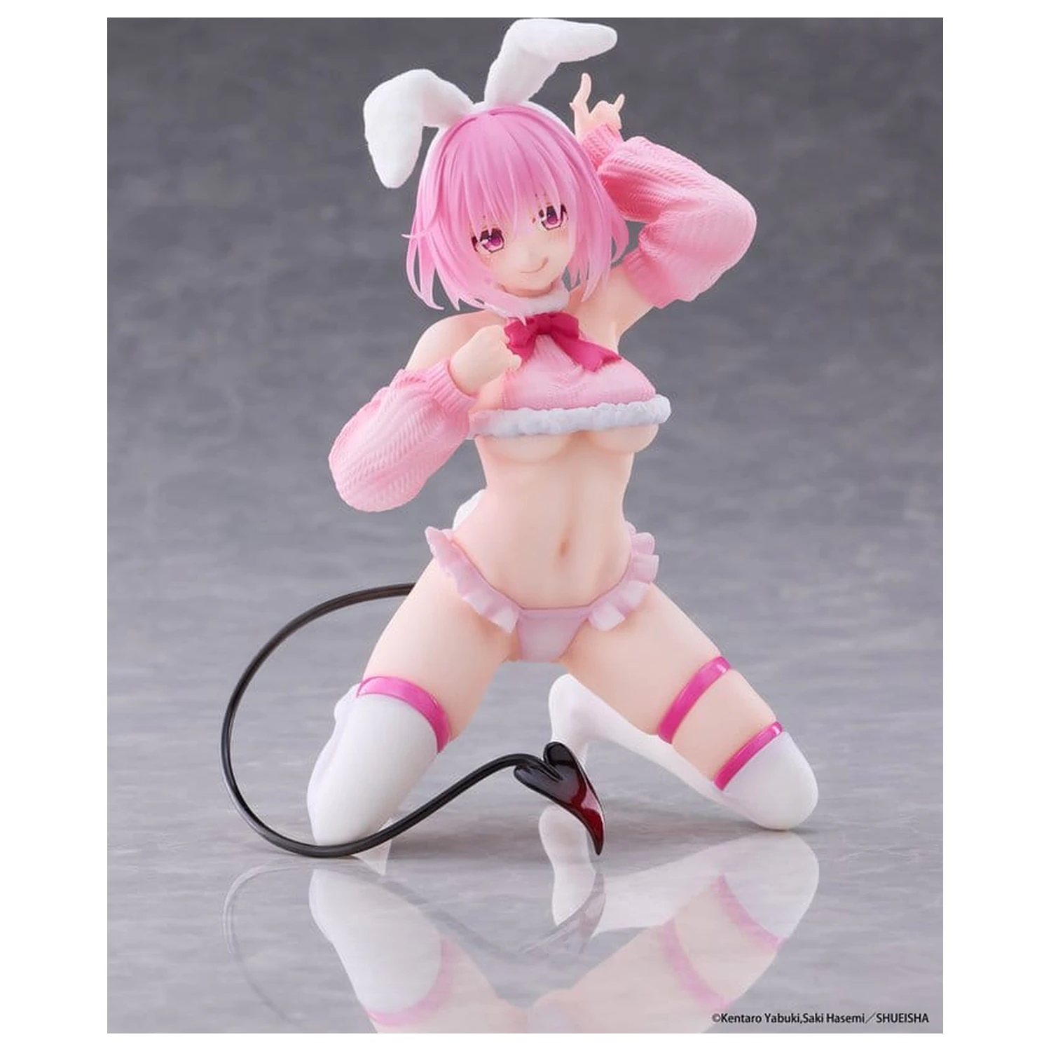 To Love-Ru Darkness MOFLOCK PVC figura Momo (Fluffy Bunny Ver.) 13 cm fotografija proizvoda