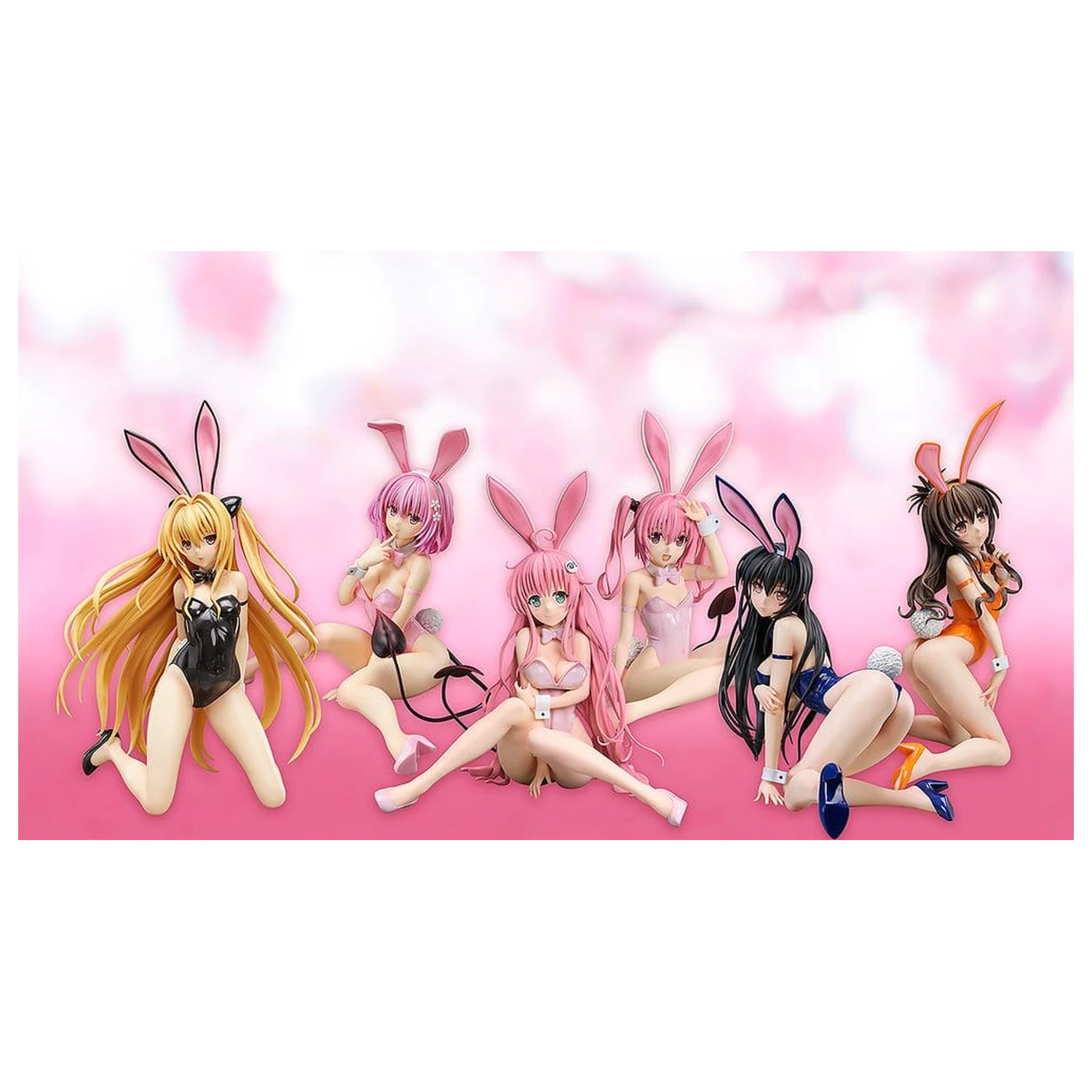 To Love-Ru Darkness PVC figura 1/4 Lala Satalin Deviluke: Bare Leg Bunny Ver. 28 cm fotografija proizvoda