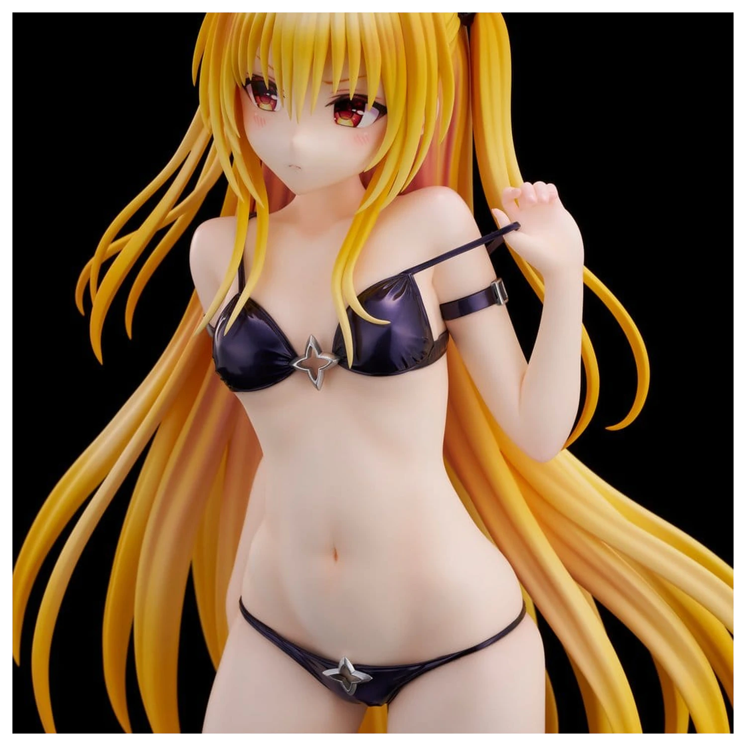 To Love Ru Darkness Swimsuit Series PVC figura 1/4 Golden Darkness 39 cm fotografija proizvoda