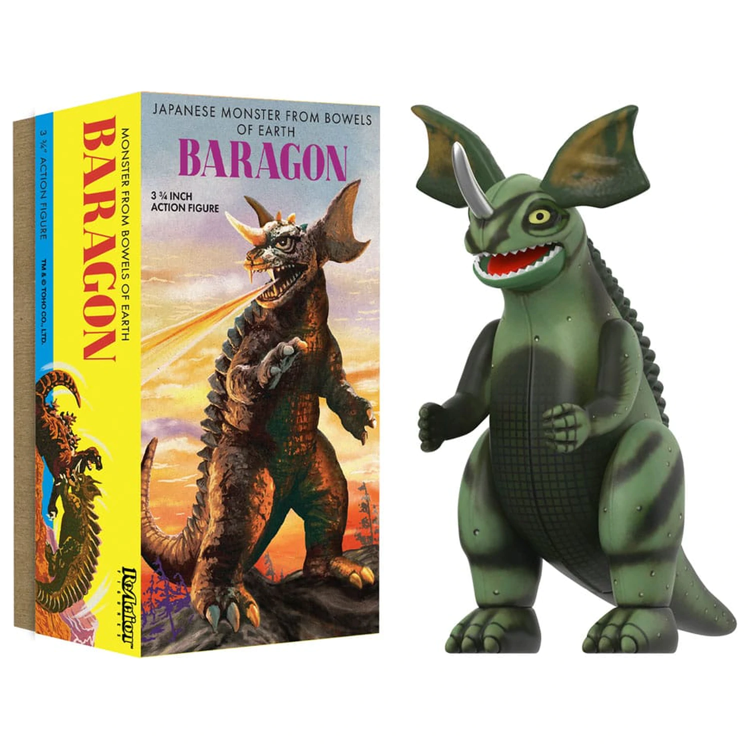 Toho ReAction akcijska figura Wave 01 (Retro Tin) Baragon (Marusan Tin) 10 cm fotografija proizvoda