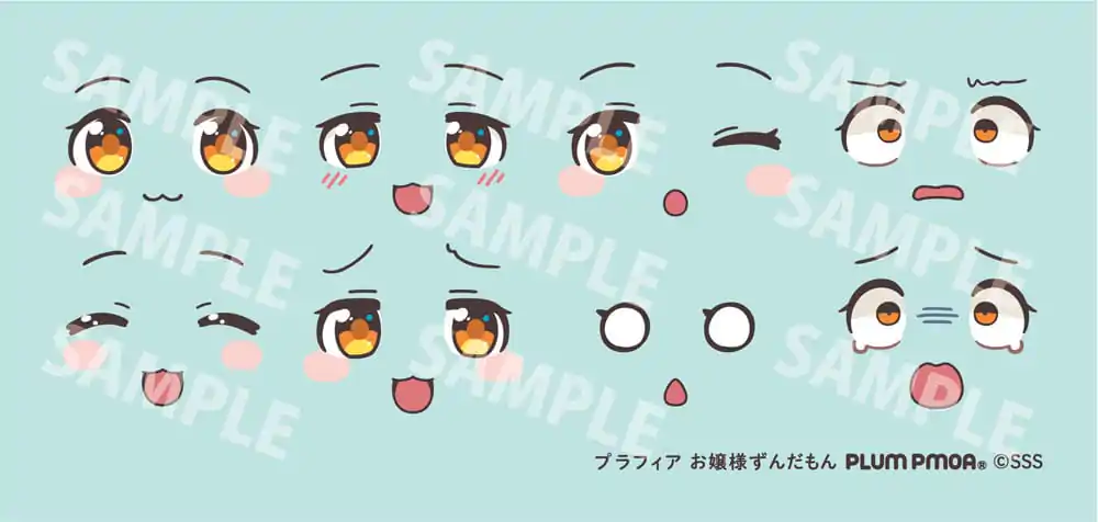 Tohoku Zunko Plastic Model Kit 1/12 Plafia Ojosama Zundamon 10 cm, plastični model, komplet fotografija proizvoda