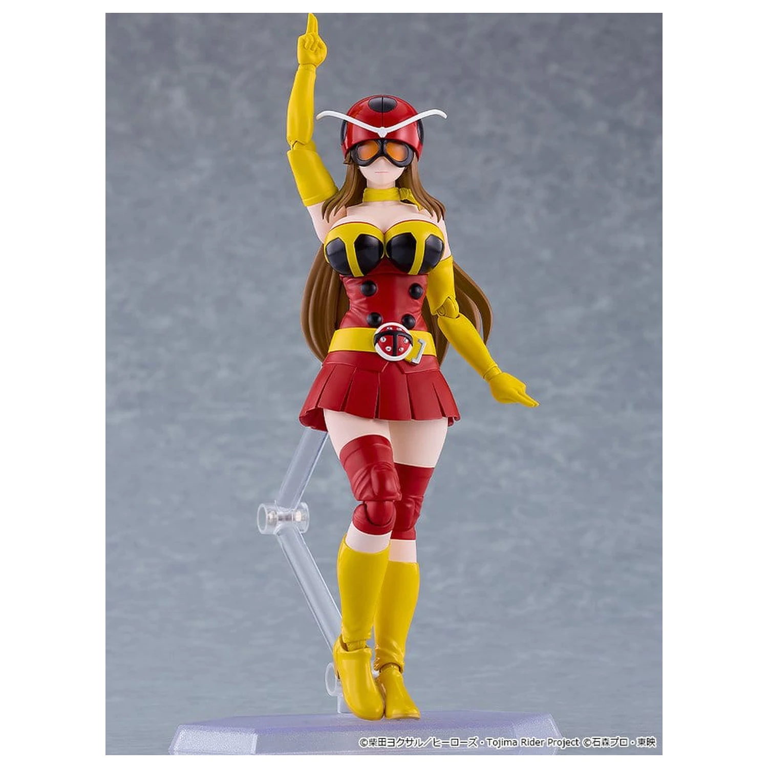 Tojima Wants to Be a Kamen Rider Figma figura Yuriko Okada (Electro-Wave Human Tackle Ver.) 14 cm fotografija proizvoda