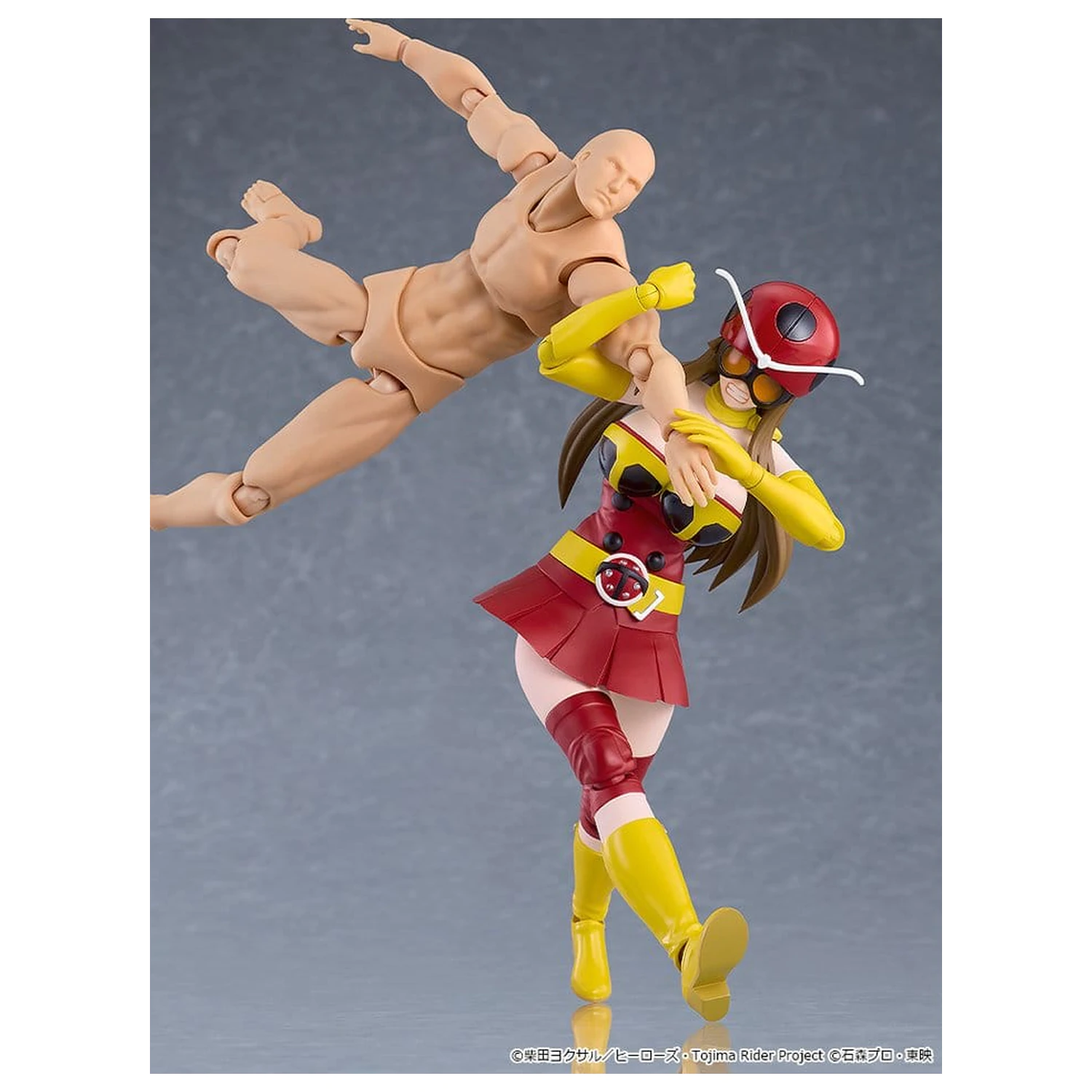 Tojima Wants to Be a Kamen Rider Figma figura Yuriko Okada (Electro-Wave Human Tackle Ver.) 14 cm fotografija proizvoda