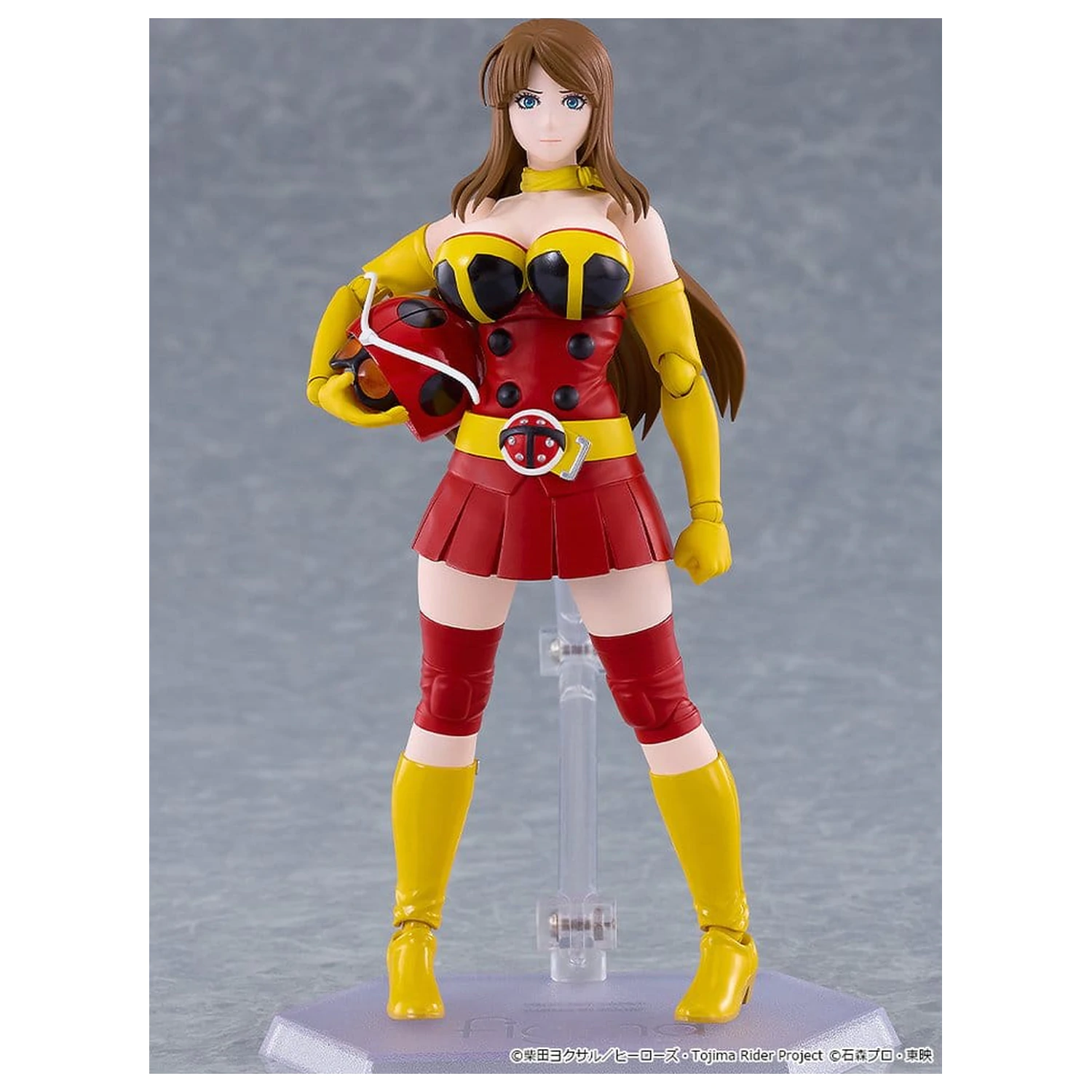 Tojima Wants to Be a Kamen Rider Figma figura Yuriko Okada (Electro-Wave Human Tackle Ver.) 14 cm fotografija proizvoda