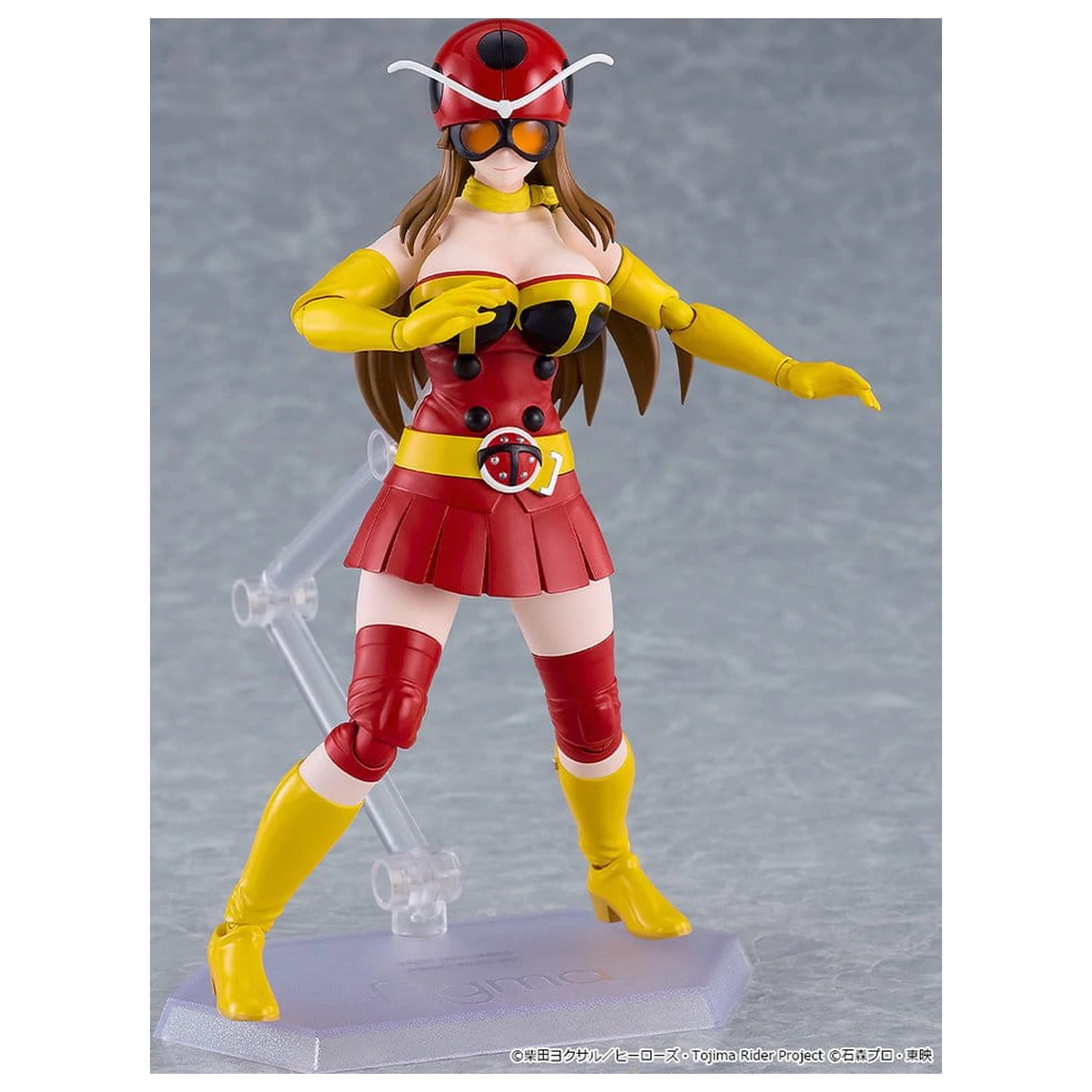 Tojima Wants to Be a Kamen Rider Figma figura Yuriko Okada (Electro-Wave Human Tackle Ver.) 14 cm fotografija proizvoda