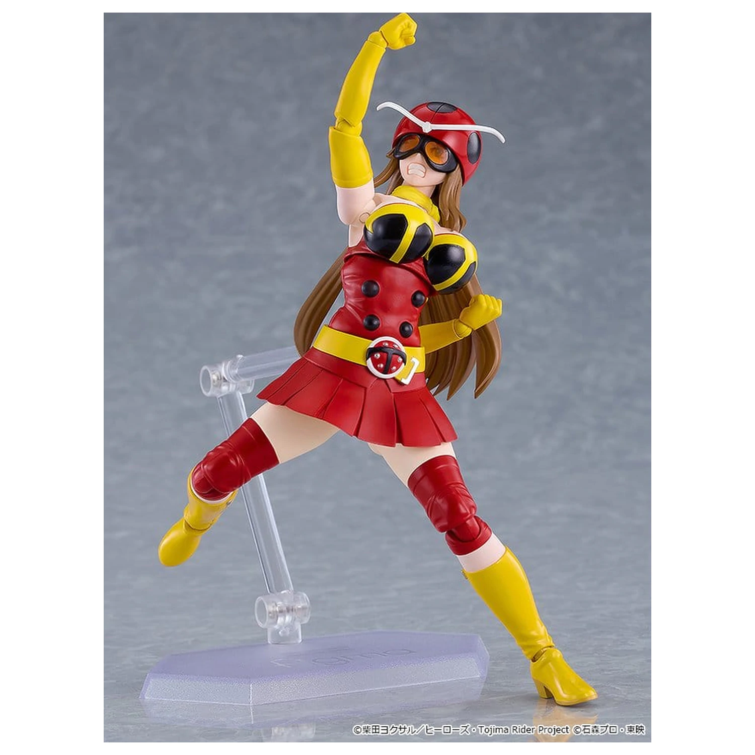 Tojima Wants to Be a Kamen Rider Figma figura Yuriko Okada (Electro-Wave Human Tackle Ver.) 14 cm fotografija proizvoda