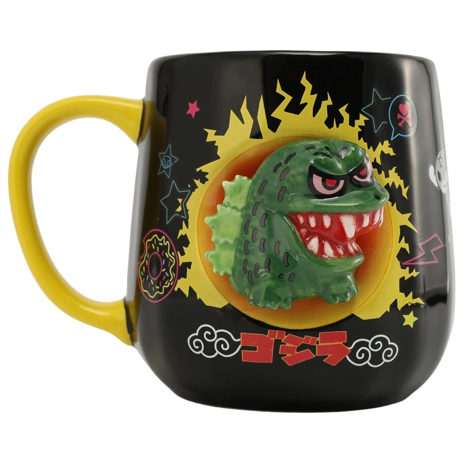 Tokidoki x Godzilla Šalica 2D reljefna figuralna fotografija proizvoda