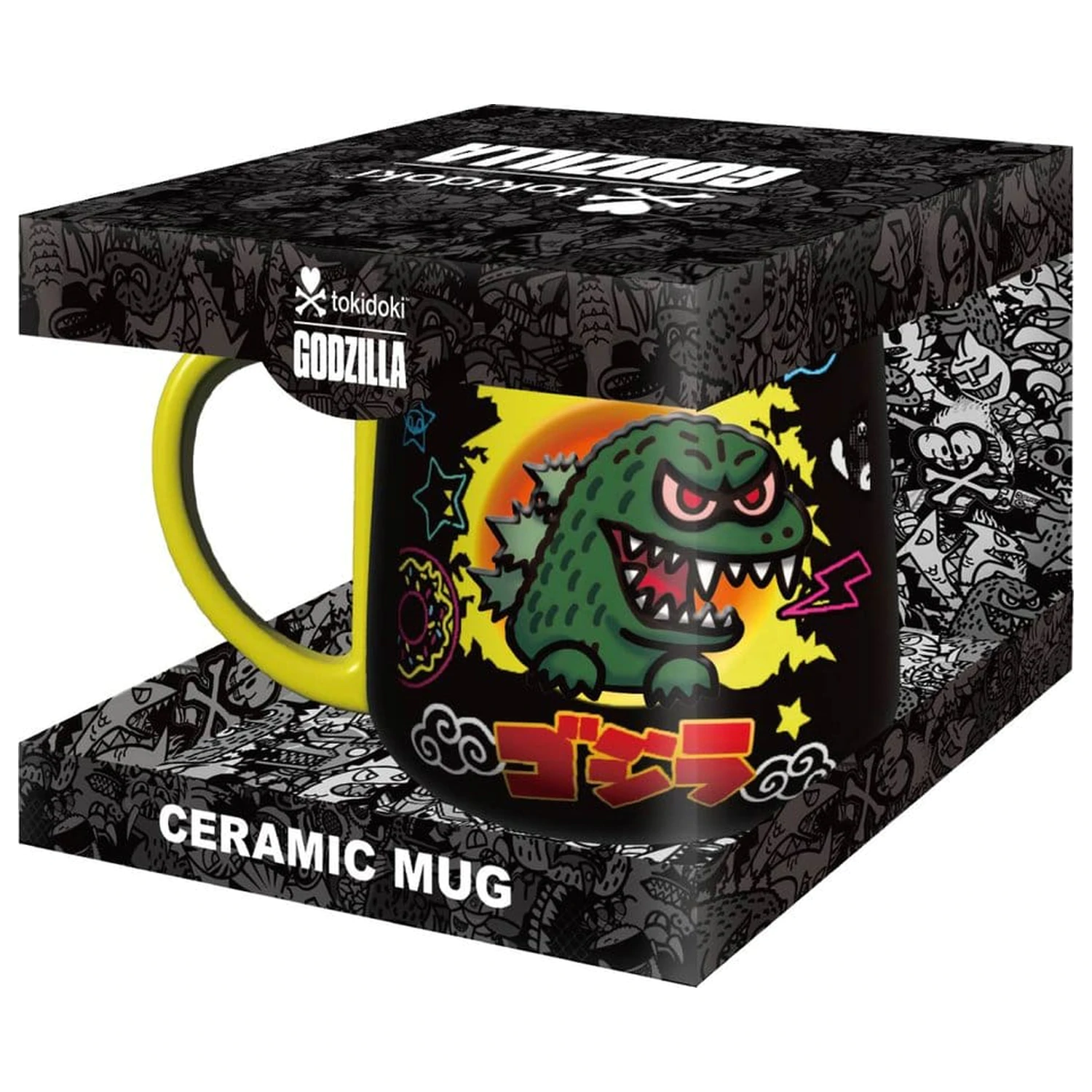 Tokidoki x Godzilla Šalica 2D reljefna figuralna fotografija proizvoda