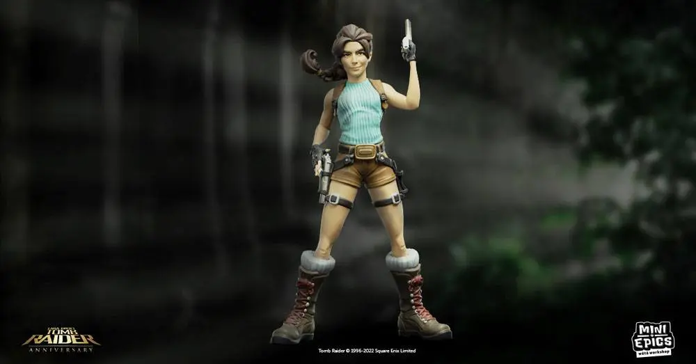 Tomb Raider Mini Epics Vinil Figura Lara Croft 17 cm fotografija proizvoda