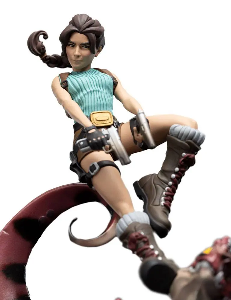 Tomb Raider Mini Epics Vinilna Figura Lara Croft & Raptor 24 cm fotografija proizvoda