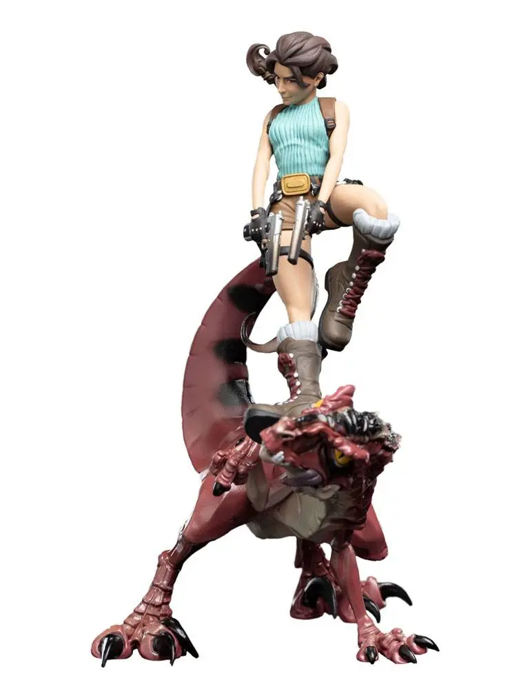 Tomb Raider Mini Epics Vinilna Figura Lara Croft & Raptor 24 cm fotografija proizvoda