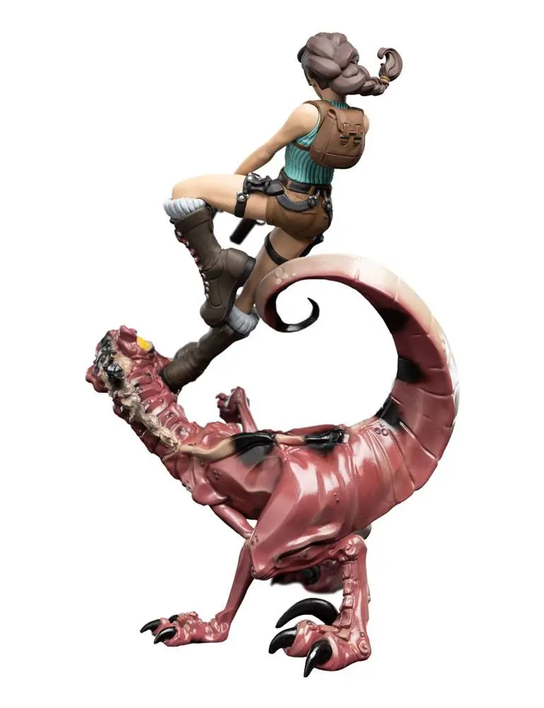 Tomb Raider Mini Epics Vinilna Figura Lara Croft & Raptor 24 cm fotografija proizvoda