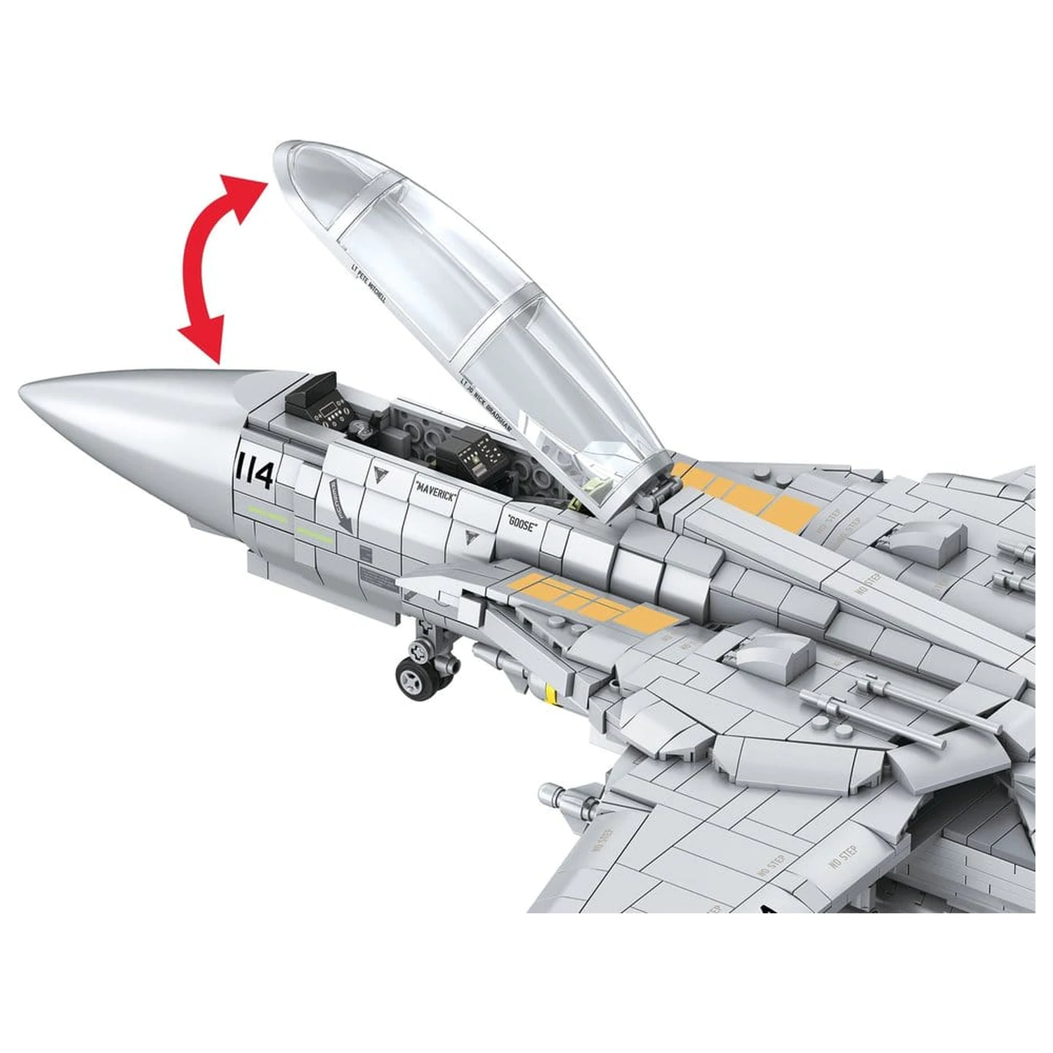 Top Gun Brick System Set Maverickov F-14A Tomcat fotografija proizvoda