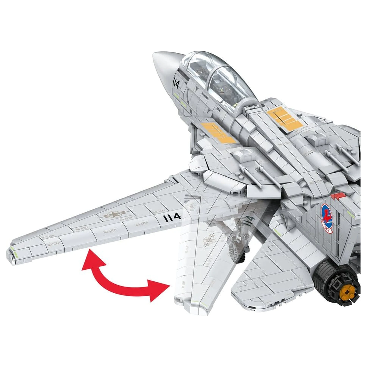 Top Gun Brick System Set Maverickov F-14A Tomcat fotografija proizvoda