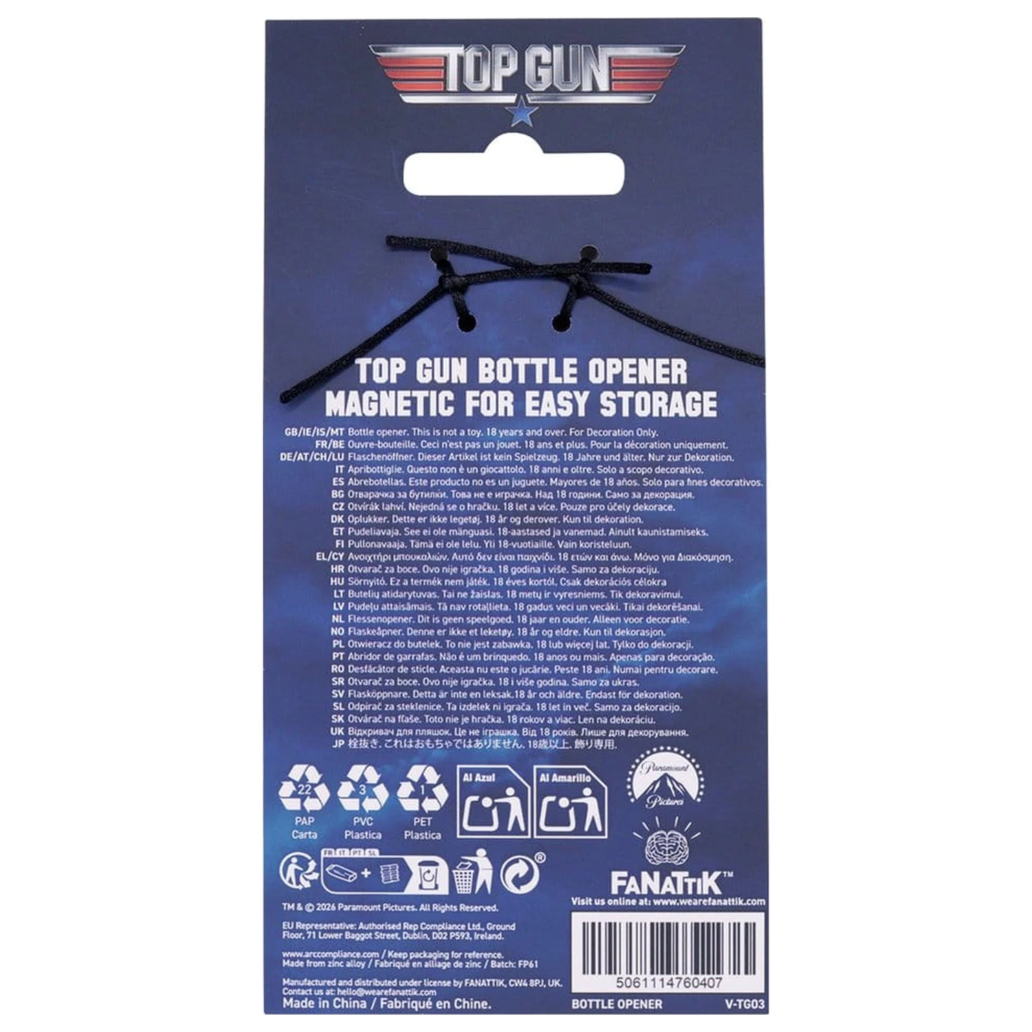 Top Gun Otvarač za boce F-14 Limited Edition fotografija proizvoda