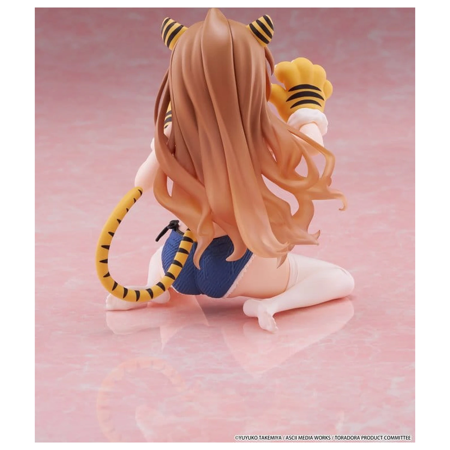 Toradora! Slatka PVC figura za stol Taiga Aisaka (verzija kupaćeg kostima tigra) 13 cm fotografija proizvoda