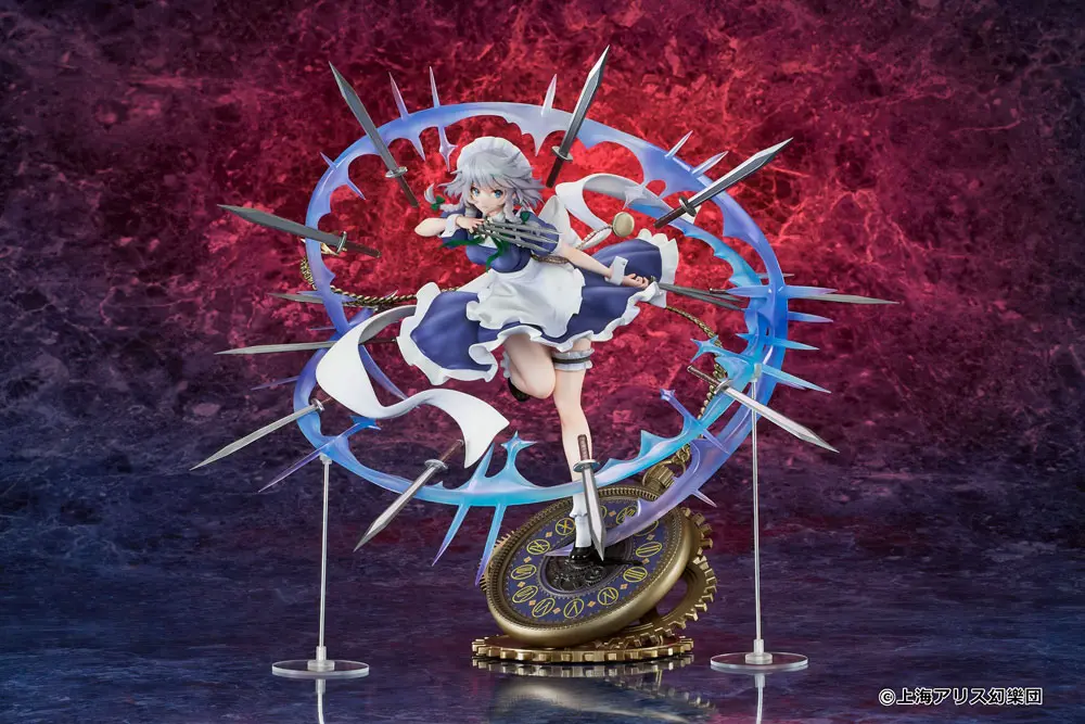 Touhou Project PVC Kip 1/7 Izayoi Sakuya ilustracija TEDDY 32 cm fotografija proizvoda