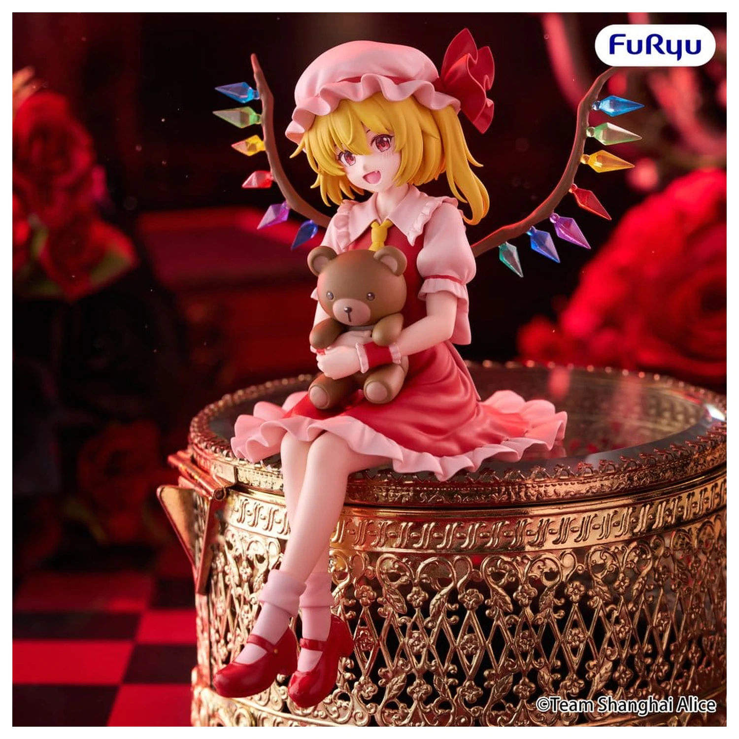 Touhou Project čep za rezance PVC figura Flandre 13 cm fotografija proizvoda