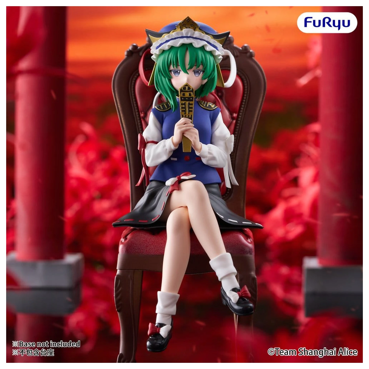 Touhou Project Čep za rezance PVC figura Eiki Shiki Yamazanadu 15 cm fotografija proizvoda