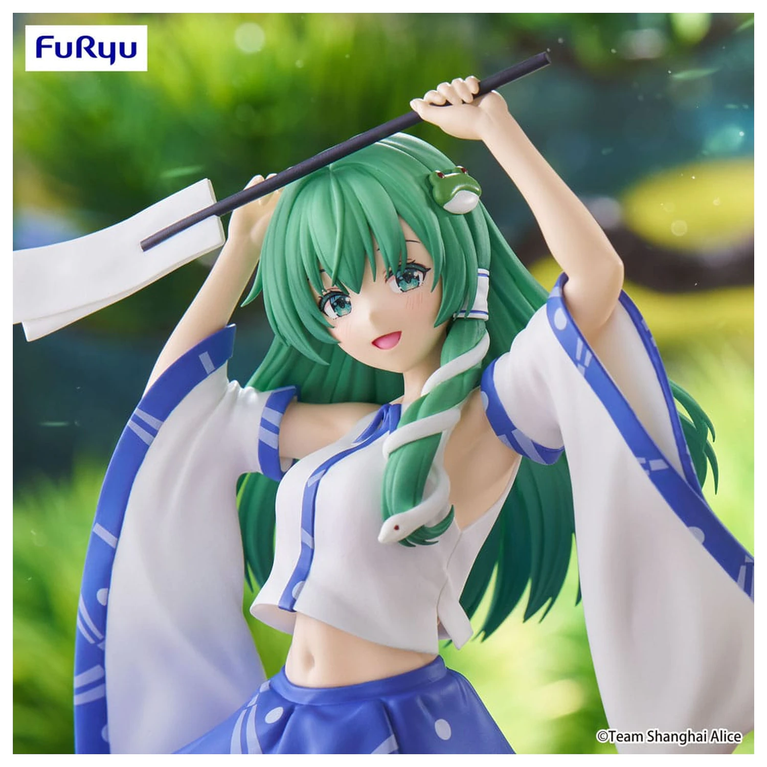 Touhou Project Noodle Stopper PVC kipić Sanae Kochiya 13 cm fotografija proizvoda