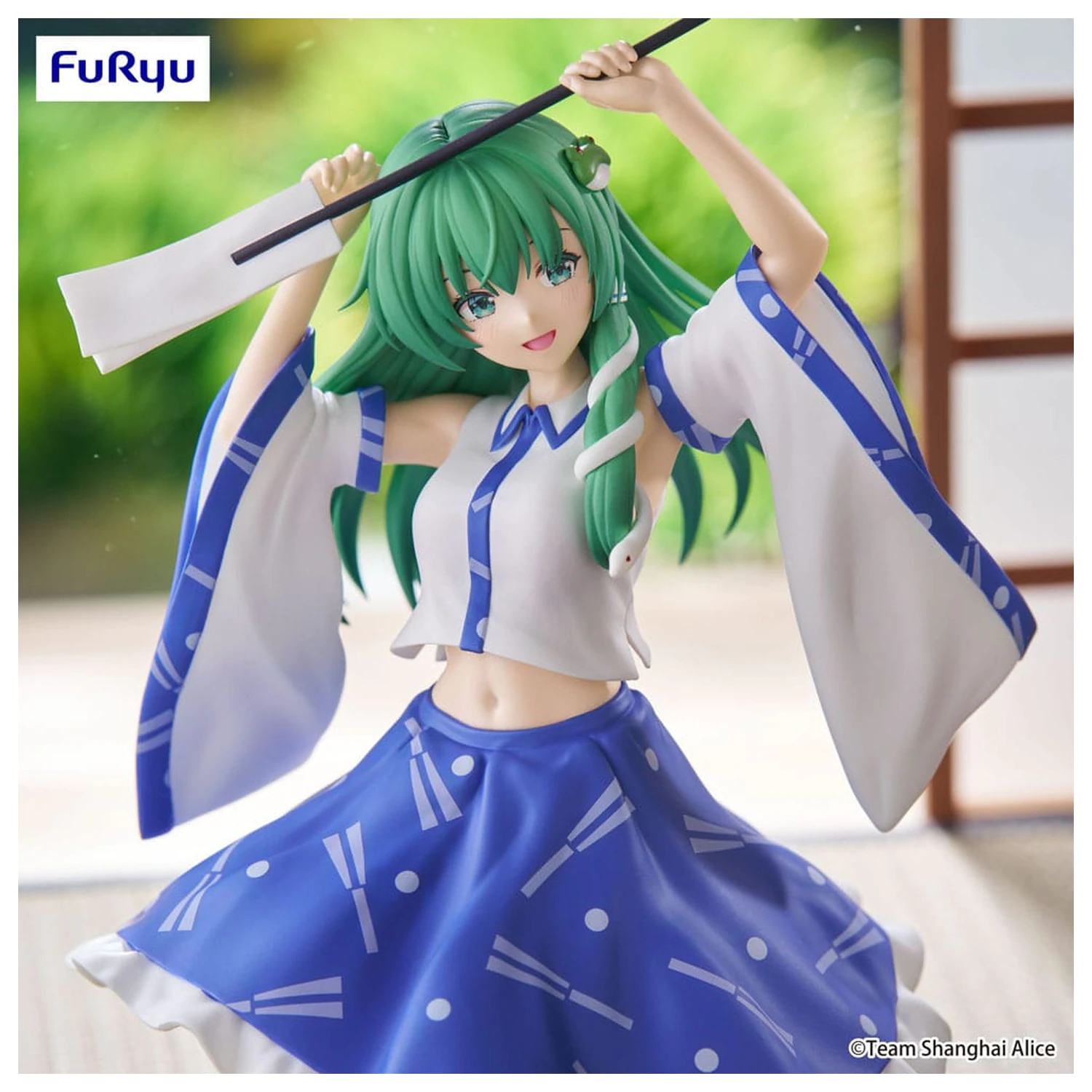 Touhou Project Noodle Stopper PVC kipić Sanae Kochiya 13 cm fotografija proizvoda