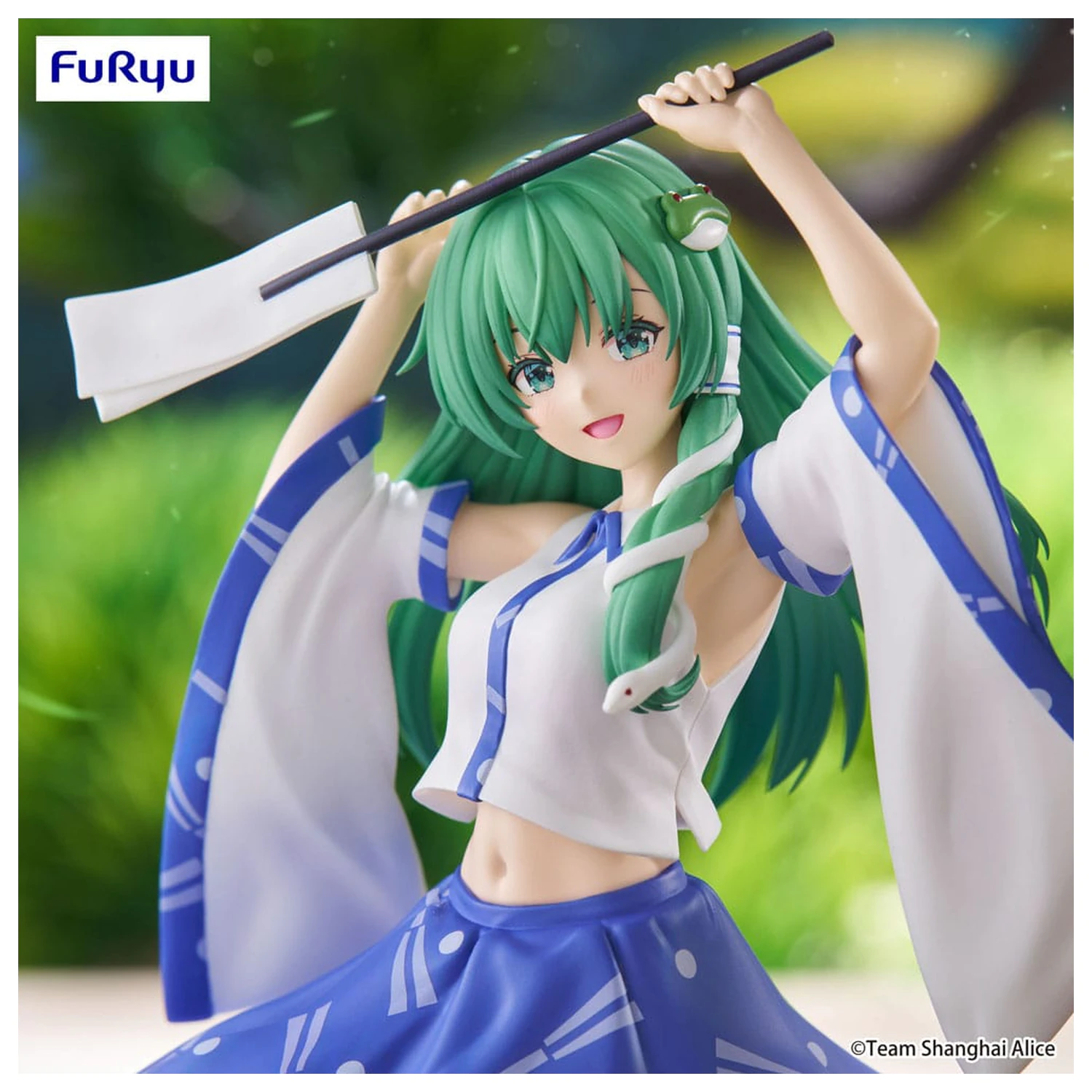 Touhou Project Noodle Stopper PVC kipić Sanae Kochiya 13 cm fotografija proizvoda