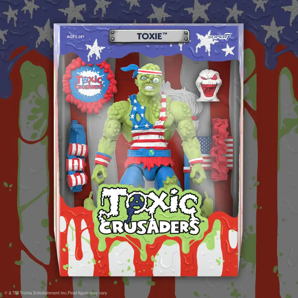 Toxic Crusaders Ultimates akcijska figura Toxie (Vintage Toy America) 18 cm fotografija proizvoda