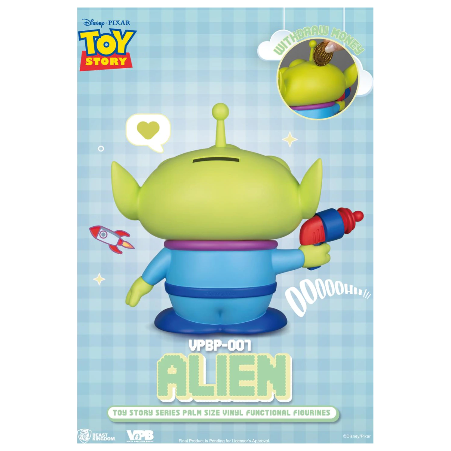 Toy Story Alien Bank Vinilna Figura 12 cm fotografija proizvoda