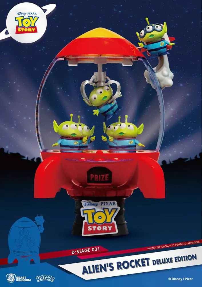 Toy Story D-Stage PVC Diorama Alien&#039;s Rocket Deluxe Edition 15 cm fotografija proizvoda