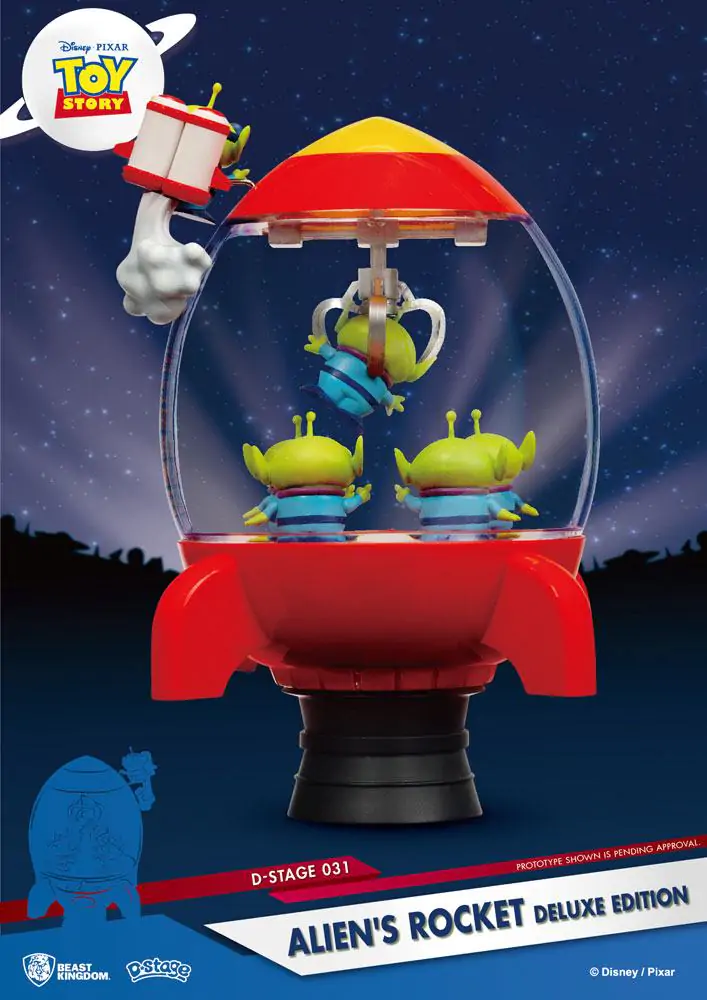 Toy Story D-Stage PVC Diorama Alien&#039;s Rocket Deluxe Edition 15 cm fotografija proizvoda