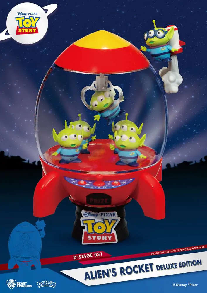 Toy Story D-Stage PVC Diorama Alien&#039;s Rocket Deluxe Edition 15 cm fotografija proizvoda