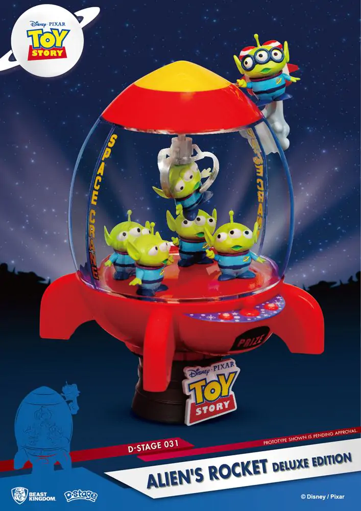 Toy Story D-Stage PVC Diorama Alien&#039;s Rocket Deluxe Edition 15 cm fotografija proizvoda
