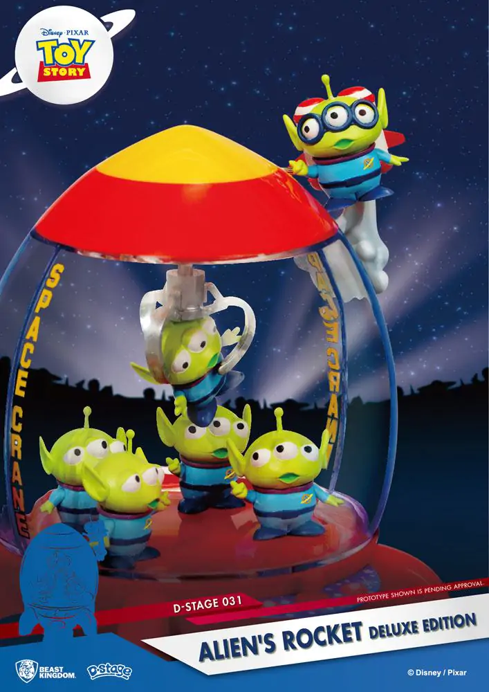 Toy Story D-Stage PVC Diorama Alien&#039;s Rocket Deluxe Edition 15 cm fotografija proizvoda