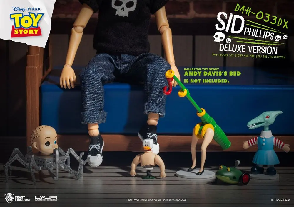 Toy Story Dynamic 8ction Heroes akcijska figura Sid Phillips Deluxe verzija 14 cm fotografija proizvoda
